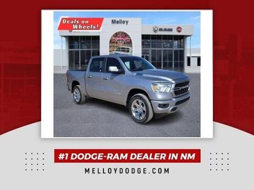 2022 RAM 1500 Big Horn Lone Star in a Billet Silver Metallic Clear Coat exterior color and Blackinterior. Melloy Dodge RAM FIAT 505-588-4459 melloydodge.com 