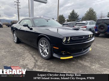 2023 Dodge Challenger Gt Awd in a Pitch-Black exterior color. Legacy Chrysler Jeep Dodge RAM 541-663-4885 legacychryslerjeepdodgeram.com 