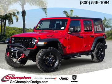 Used 2024 Jeep Wrangler Willys 4 Door 4x4