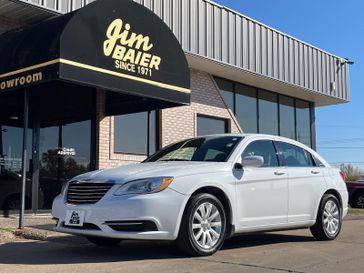 2013 Chrysler 200 Touring in a Bright White exterior color and Blackinterior. Jim Baier Inc 319-372-1012 jimbaier.com 