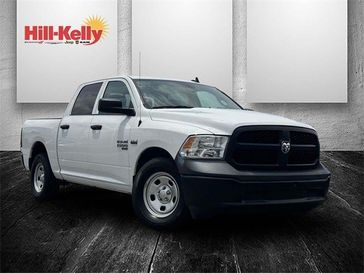 2021 RAM 1500 Classic Tradesman in a Bright White Clear Coat exterior color and Diesel Gray/Blackinterior. Hill-Kelly Dodge (850) 786-2130 hillkellydodge.com 