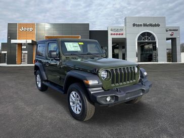 2023 Jeep Wrangler 2-door Sport S 4x4 in a Sarge Green Clear Coat exterior color and Blackinterior. Stan McNabb Chrysler Dodge Jeep Ram FIAT 931-408-9662 