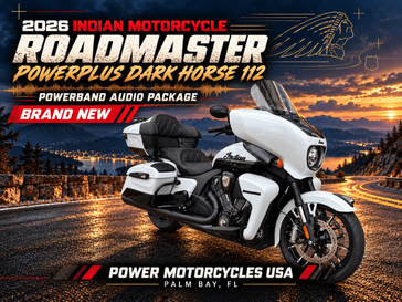 New 2026 Indian Motorcycle Roadmaster PP DH 112 w AP 