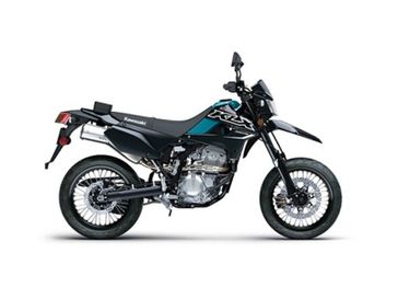 2023 Kawasaki KLX 300SM in a Black Teal exterior color. New England Powersports 978 338-8990 pixelmotiondemo.com 