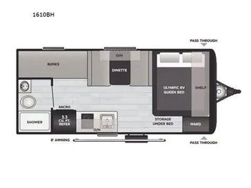 New 2026 KEYSTONE SPRINGDALE 1610BH 