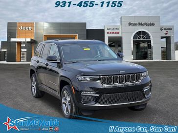 2024 Jeep Grand Cherokee 4xe in a Diamond Black Crystal Pearl Coat exterior color and Global Blackinterior. Stan McNabb Chrysler Dodge Jeep Ram FIAT 931-408-9662 