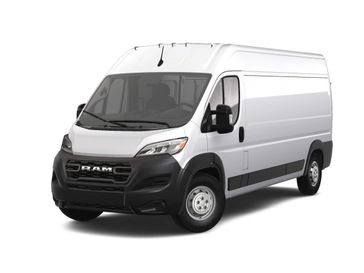 2023 RAM Promaster 3500 Cargo Van High Roof 159' Wb in a Bright White Clear Coat exterior color and Blackinterior. McPeek's Chrysler Dodge Jeep Ram of Anaheim 888-861-6929 mcpeeksdodgeanaheim.com 