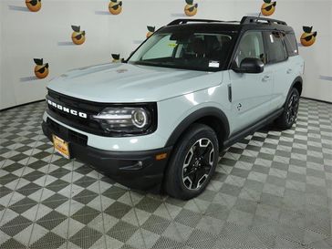 2024 Ford Bronco Sport Outer Banks in a Cactus Gray exterior color and Ebony/Roastinterior. Ontario Auto Center ontarioautocenter.com 