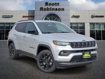 New 2026 Jeep Compass Latitude in a Silver exterior color and Blackinterior. Southbay Chrysler Jeep Dodge Ram (424) 404-5521 pixelmotiondemo.com 