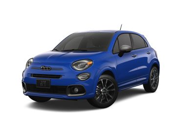 2023 Fiat 500x Sport Awd in a Italia Blue exterior color and Blackinterior. Melloy Dodge RAM FIAT 505-588-4459 melloydodge.com 