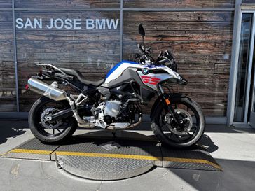 2023 BMW F 750 GS in a Light White / Racing Blue / Racing Red - LOW SUSPENSION exterior color. San Jose BMW Motorcycles 408-618-2154 sjbmw.com 