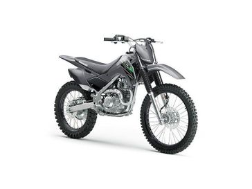 2024 Kawasaki KLX 140R F in a Battle Gray exterior color. New England Powersports 978 338-8990 pixelmotiondemo.com 