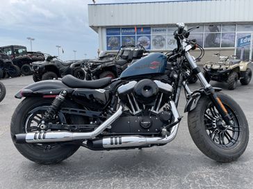 2021 Harley-Davidson Sportster FortyEight  in a TEAL exterior color. BMW Motorcycles of Omaha 402-861-8488 bmwomaha.com 