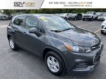 2019 Chevrolet Trax LS in a Nightfall Gray Metallic exterior color and Jet Blackinterior. Glenview Luxury Imports 847-904-1233 glenviewluxuryimports.com 