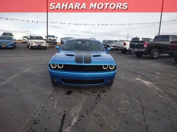 2023 Dodge Challenger SXT Awd in a B5 Blue exterior color and Blackinterior. Sahara Motors Ely LLC 775-251-8145 saharamotorsely.com 