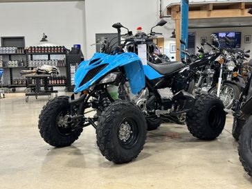 2024 YAMAHA Raptor 700 in a CYAN exterior color. Family PowerSports (877) 886-1997 familypowersports.com 