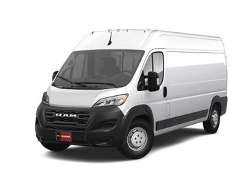 2023 RAM Promaster 2500 Cargo Van High Roof 159' Wb in a Bright White Clear Coat exterior color and Blackinterior. McPeek's Chrysler Dodge Jeep Ram of Anaheim 888-861-6929 mcpeeksdodgeanaheim.com 