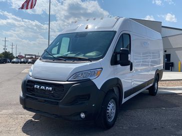 2025 RAM ProMaster 3500 High Roof in a Bright White Clear Coat exterior color and Blackinterior. Legacy Auto Center 620-315-9264 legacyautocenter.net 