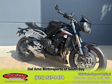 2019 Triumph STREET TRIPLE RS  in a BLACK exterior color. Del Amo Motorsports of South Bay (619) 547-1937 delamomotorsports.com 