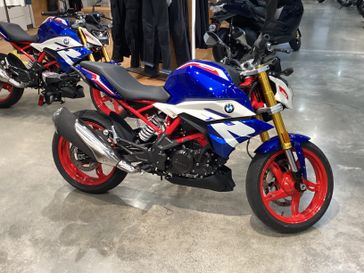 2024 BMW G 310 R in a RACING BLUE METALLIC exterior color. SoSo Cycles 877-344-5251 sosocycles.com 