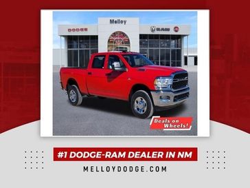 2024 RAM 2500 Tradesman Crew Cab 4x4 6'4' Box in a Flame Red Clear Coat exterior color and Diesel Gray/Blackinterior. Melloy Dodge RAM FIAT 505-588-4459 melloydodge.com 