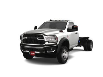 2023 RAM 4500 Tradesman Chassis Regular Cab 4x2 84' Ca in a Bright White Clear Coat exterior color and Diesel Gray/Blackinterior. McPeek's Chrysler Dodge Jeep Ram of Anaheim 888-861-6929 mcpeeksdodgeanaheim.com 