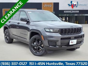 2024 Jeep Grand Cherokee L Altitude X 4x2 in a Baltic Gray Metallic Clear Coat exterior color. Wischnewsky Dodge 936-755-5310 wischnewskydodge.com 