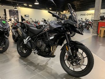 2024 Triumph Tiger 850 Sport  in a GRAPHITE/ JET BLACK exterior color. SoSo Cycles 877-344-5251 sosocycles.com 