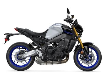 2023 Yamaha MT 09 SP in a Liquid Metal/Raven exterior color. Parkway Cycle (617)-544-3810 parkwaycycle.com 