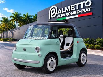 New 2026 Fiat Topolino Dolce Vita in a Verde Vita Mint exterior color and Not Specifiedinterior. Palmetto Alfa Romeo-FIAT 786-526-0850 palmettoalfaromeofiat.com 