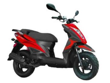 2023 KYMCO Super 8 in a Red exterior color. Greater Boston Motorsports 781-583-1799 pixelmotiondemo.com 
