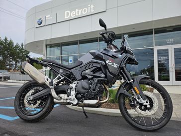 2025 BMW F 900 GS in a BLACK STORM METALLIC exterior color. BMW Motorcycles of Detroit (248) 402-4010 pixelmotiondemo.com 