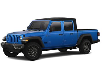 2023 Jeep Gladiator Sport 4x4 in a Hydro Blue Pearl Coat exterior color and Blackinterior. Victor Chrysler Dodge Jeep Ram 585-236-4391 victorcdjr.com 