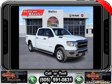 2023 RAM 1500 Big Horn Lone Star in a Bright White Clear Coat exterior color and Blackinterior. Melloy Dodge RAM FIAT 505-588-4459 melloydodge.com 