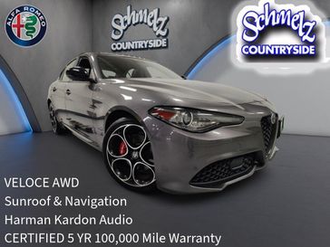 Used 2022 Alfa Romeo Giulia Veloce Premium AWD w/Sunroof & Nav