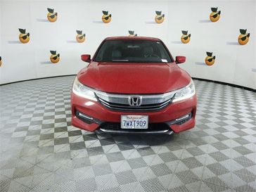 2017 Honda Accord Sport Special Edition in a Red exterior color and Sportinterior. Ontario Auto Center ontarioautocenter.com 