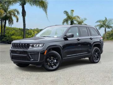 New 2026 Jeep Grand Cherokee Laredo Altitude 4x4 in a Diamond Black Crystal Pearl Coat exterior color and Global Blackinterior. Southbay Chrysler Jeep Dodge Ram (424) 404-5521 pixelmotiondemo.com 