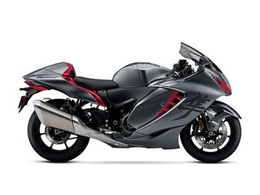 2024 Suzuki Hayabusa in a Gray/Red exterior color. New England Powersports 978 338-8990 pixelmotiondemo.com 