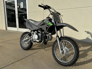 2024 Kawasaki KLX 110R L in a Battle Gray exterior color. Cross Country Powersports 732-491-2900 crosscountrypowersports.com 