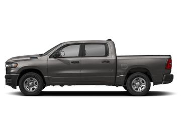 New 2026 RAM 1500 Express in a Granite Crystal Metallic Clear Coat exterior color and Blackinterior. Perkins La Junta 719-383-2250 perkinslajunta.com 