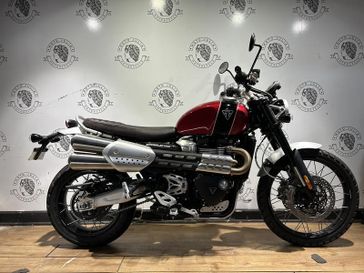 2023 Triumph SCRAMBLER 1200XC  in a CARNIVAL RED/JET BLACK exterior color. BMW Motorcycles of New Orleans 504-595-6776 pixelmotiondemo.com 