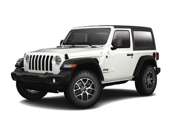 2024 Jeep Wrangler 2-door Sport S in a Bright White Clear Coat exterior color and Blackinterior. Victor Chrysler Dodge Jeep Ram 585-236-4391 victorcdjr.com 