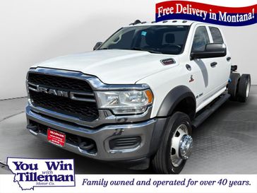 Used 2019 RAM 5500 Chassis Tradesman in a Bright White Clear Coat exterior color and Blackinterior. Tilleman Motor Co. 406-344-7791 tillemanmotor.net 