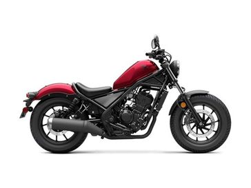 2023 Honda Rebel 300 in a Candy Diesel Red exterior color. New England Powersports 978 338-8990 pixelmotiondemo.com 