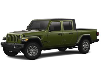 2023 Jeep Gladiator Sport S 4x4 in a Sarge Green Clear Coat exterior color. Kamaaina Motors 1-808-746-7956 kamaainamotors.com 