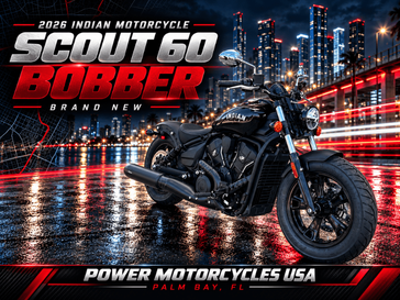New 2026 Indian Motorcycle Scout 60 Bobber 