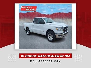 2022 RAM 1500 Big Horn Lone Star in a Bright White Clear Coat exterior color and Blackinterior. Melloy Dodge RAM FIAT 505-588-4459 melloydodge.com 