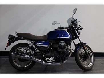 2022 Moto Guzzi V7 Special E5 in a Blue exterior color. New England Powersports 978 338-8990 pixelmotiondemo.com 