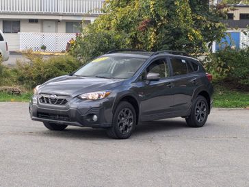 2022 Subaru Crosstrek Sport in a Magnetite Gray Metallic exterior color. Brattleboro CDJR 802-251-1111 brattleborocdjr.com 