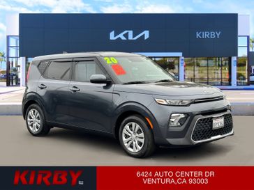 2020 Kia Soul LX in a Gravity Grey exterior color and Blackinterior. Ventura Auto Center 866-978-2178 venturaautocenter.com 